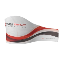 Ścianka tekstylna wave 390x230