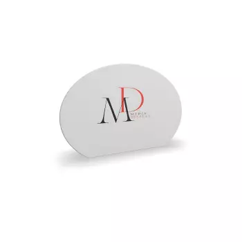 Ścianka tekstylna o owalnym kształcie