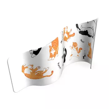 Ścianka tekstylna Twist 390x230