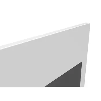 Dwustronny ekran witrynowy, wiszący