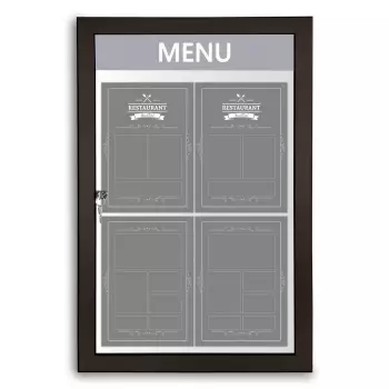 Gablota Creacom INFO/MENU