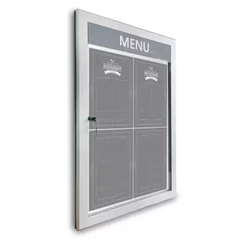 Gablota Creacom INFO/MENU