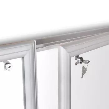 Zewnętrzna dwudrzwiowa gablota Reverso