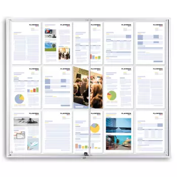 Gablota Millenium z przesuwanymi drzwiami