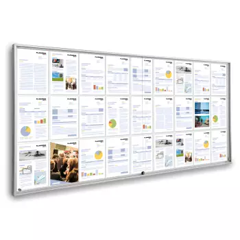 Gablota Millenium z przesuwanymi drzwiami