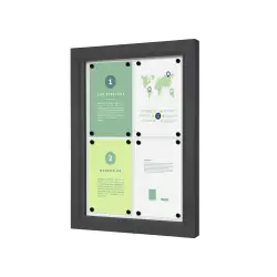 Zewnętrzna, zamykana gablota Slim