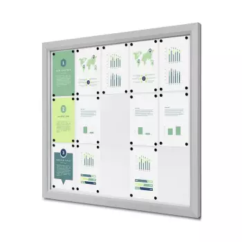 Zewnętrzna, zamykana gablota Slim