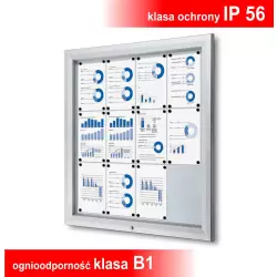 Gablota zewnętrzna ognioodporna