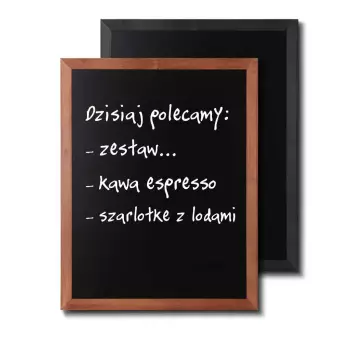 Tablica kredowa drewniana