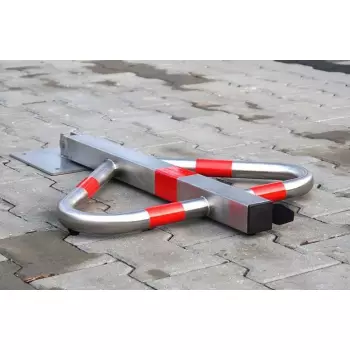 Blokada parkingowa Trójkąt Stal nierdzewna