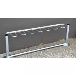 Stojak na hulajnogi - 6 stanowiskowy STAL NIERDZEWNA