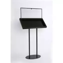 Tablica restauracyjna stojąca 3xA4 – czarna