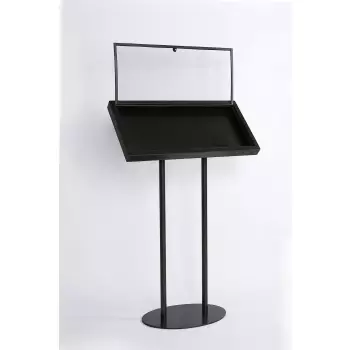 Tablica restauracyjna stojąca 3xA4 – czarna