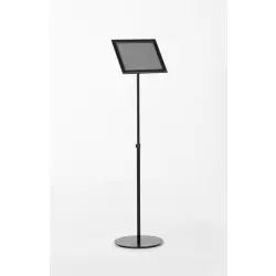 Czarny teleskopowy Menuboard A4