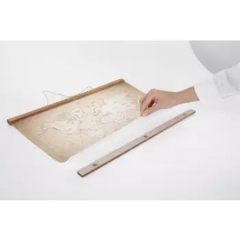 Drewniane listwy plakatowe 50 cm