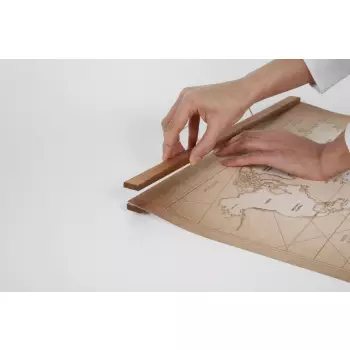 Drewniane listwy plakatowe 50 cm