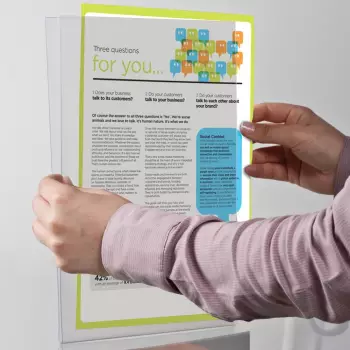 Przezroczysta kieszeń na plakat A4