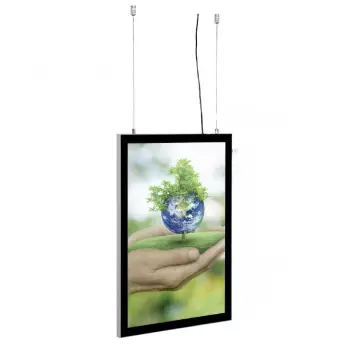 Magnetyczna dwustronna rama podświetlana