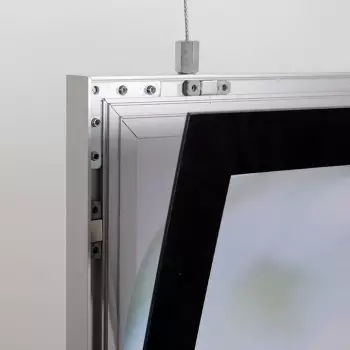 Magnetyczna dwustronna rama podświetlana