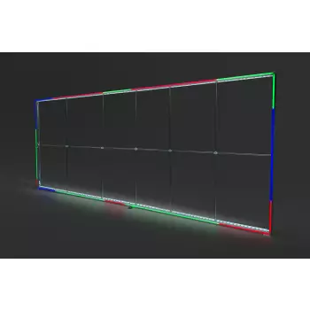 Kaseton wolnostojący RGB 600x250