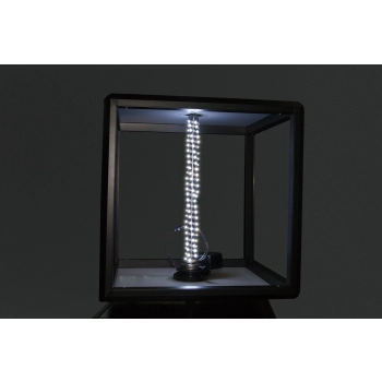 Stojak reklamowy LED z 4 obrotowymi kostkami 40x40 cm