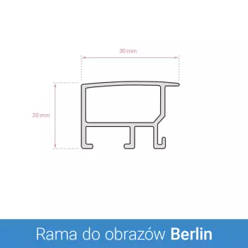 Rama aluminiowa Berlin