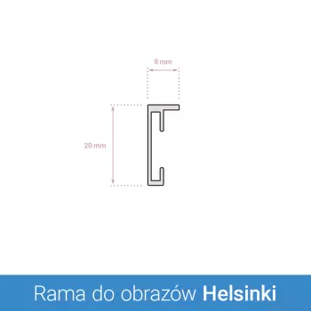 Rama aluminiowa Helsinki