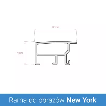 Rama aluminiowa New York