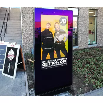 Interaktywny totem reklamowy - zewnętrzny 49 cali