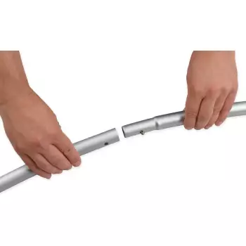 Aluminiowy maszt do flag reklamowych Pióro - S 265 cm