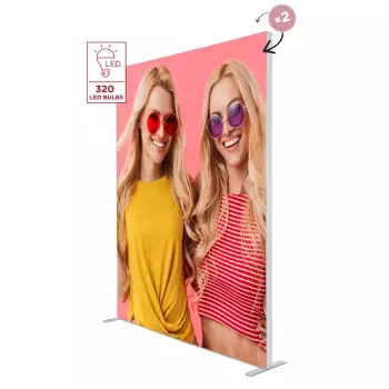 Podświetlana ścianka reklamowa BACKLIGHT 200x250