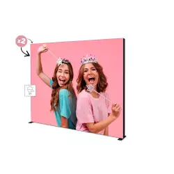 Ścianka podświetlana czarna LUMIX™ 285×250