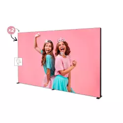 Ścianka podświetlana czarna LUMIX™ 400×250