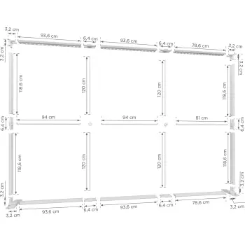 Ścianka LED BOX PRO 300x250