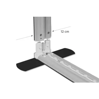 Ścianka podświetlana czarna LUMIX™ 200×250