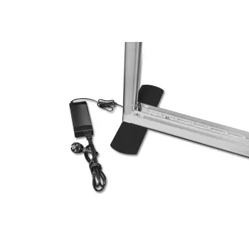 Ścianka podświetlana czarna LUMIX™ 200×250