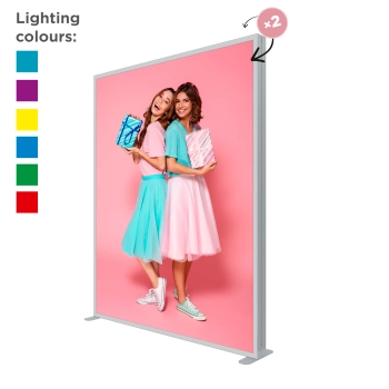 Ścianka podświetlana LUMIX™ RGB 200×250