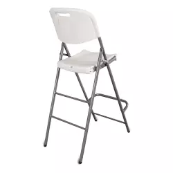 Krzesło do stołu koktajlowego - białe