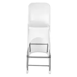 Pokrowiec na krzesło koktajlowe - biały