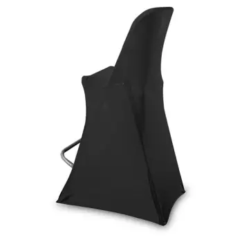 Pokrowiec na krzesło koktajlowe - czarny