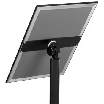 Stojak info/menu Premium czarny - A2