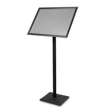 Stojak info/menu Premium czarny - A2
