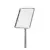 Stojak info/menu Standard srebrny - A3