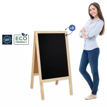 Potykacz drewniany Classic L (61x118 cm) - naturalny