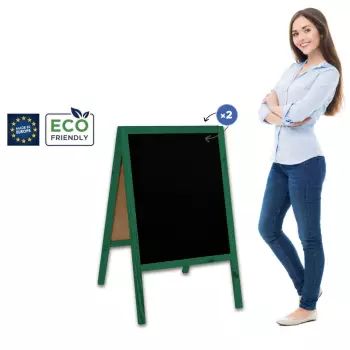 Potykacz drewniany Classic M (60x100 cm) - zielony