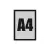 Ramka Magnetic A4 (czarna)