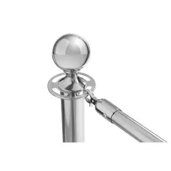 Słupek Cafeteria - Chrom