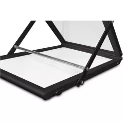 Stojak na ulotki Montana A4 w walizce - czarna