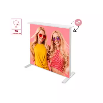 Trybunka tekstylna Backlight LED