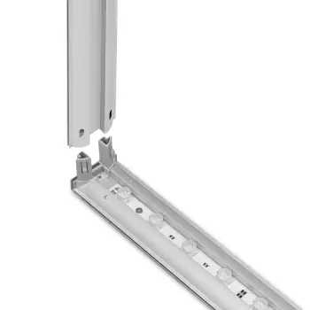 Tekstylna trybunka LED z półką